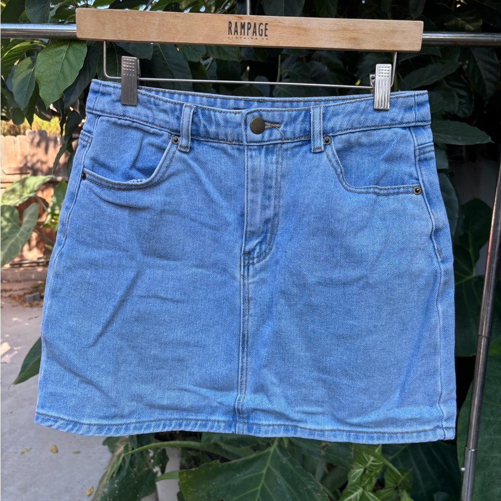 Forever 21 Light Blue Denim Skirt